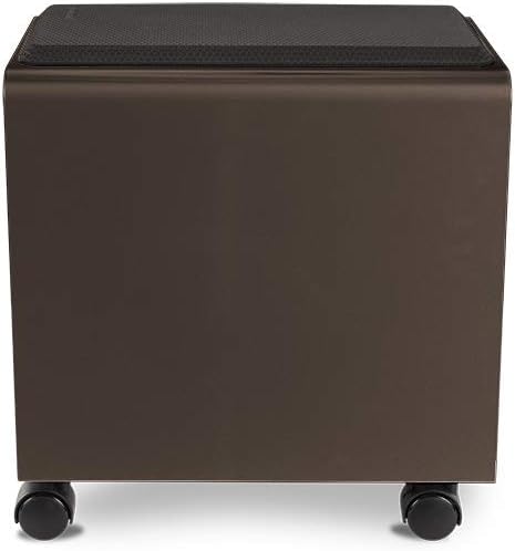 UPLIFTDESK Narrow 2-Drawer File Cabinet with Seat, Rolling (Industrial Style)