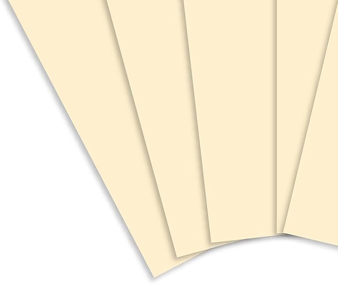 Staples Cover Stock Paper 67 lbs 8.5-Inch x 11-Inch Ivory 250/Pack, For Office, School & Home