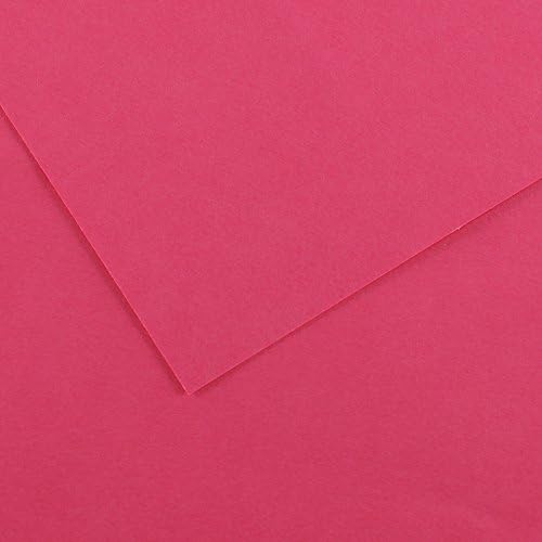 Canson Iris Vivaldi A4 185 GSM Smooth Colour Paper - Fuchsia (Pack of 50 Sheets)