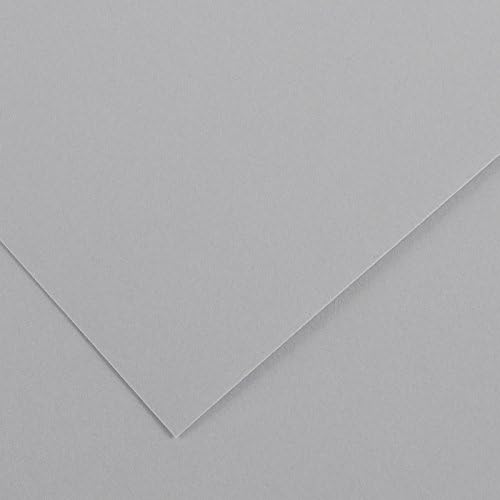 Canson Iris Vivaldi A4 185 GSM Smooth Colour Paper - Light Grey (Pack of 50 Sheets)