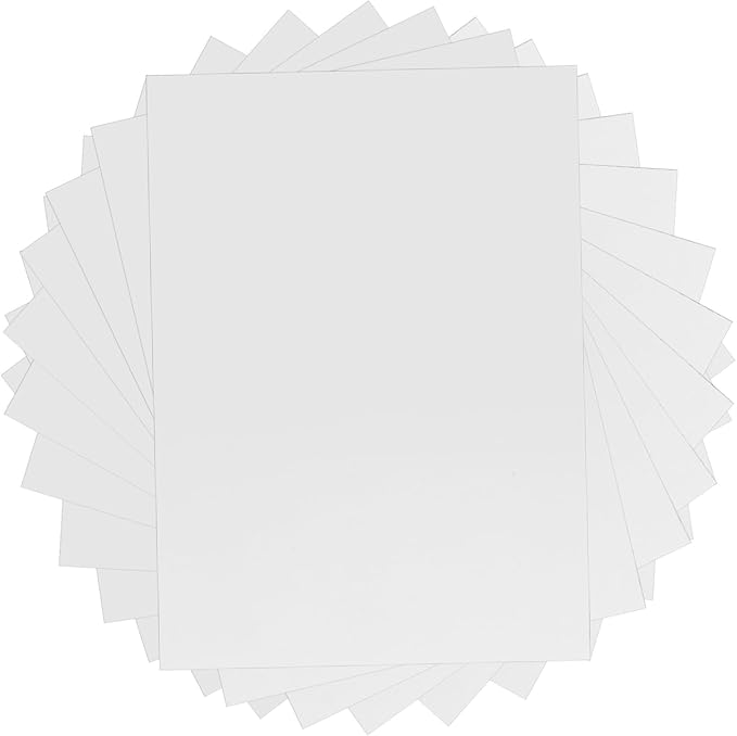 NUOBESTY 90sheets Thick White Cardstock Heavy Cardstock Paper for Printing Drawing Crafting Business Cards