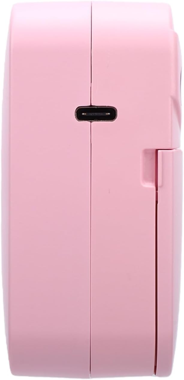 Zerodis Printers Thermal Printer with Smart OCR Recognition 1200mAh Inkless Clear Printing Multifunction Compact Pocket Label Maker for Office School Travel Mini Printer Portable Mini (Pink)