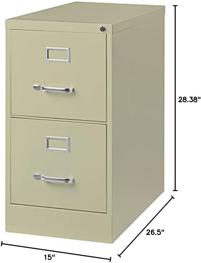 2 Drawer Commercial Letter Size File Cabinet Finish: Putty