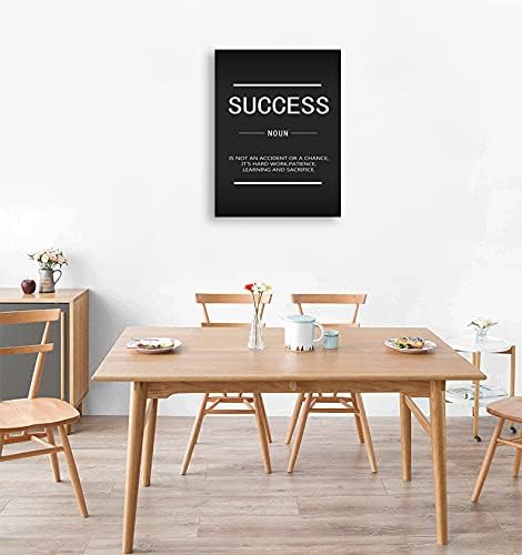 Inspirational Canvas Wall Art Entrepreneur Quotes Picture Success Inspiring Poster Canvas Painting Modern Inspirational Office Decoration Artwork Bedroom Room Frame Ready to Hang[30″W X 40′'H]