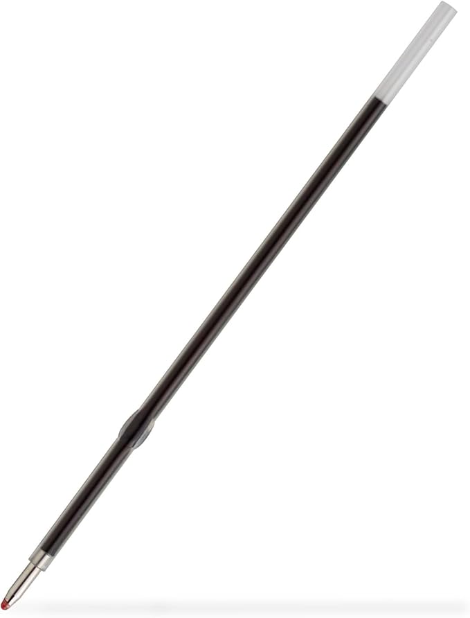 Ballpoint Pen Refills, Retractable, Length107 mm, 1.0 mm Medium Point, 100 Pack