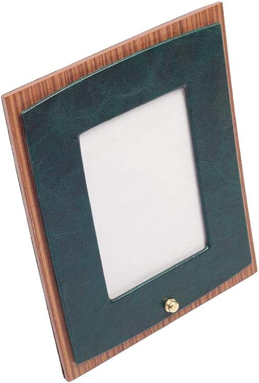 Leather Desk Set - Leather Organizer Desk Set - Walnut Wood Desk Set - Office Product - Office Desk Accessories - Home Office Accessories - Desk Supplies - Desk Accessories Set - 11 PCS (Green)