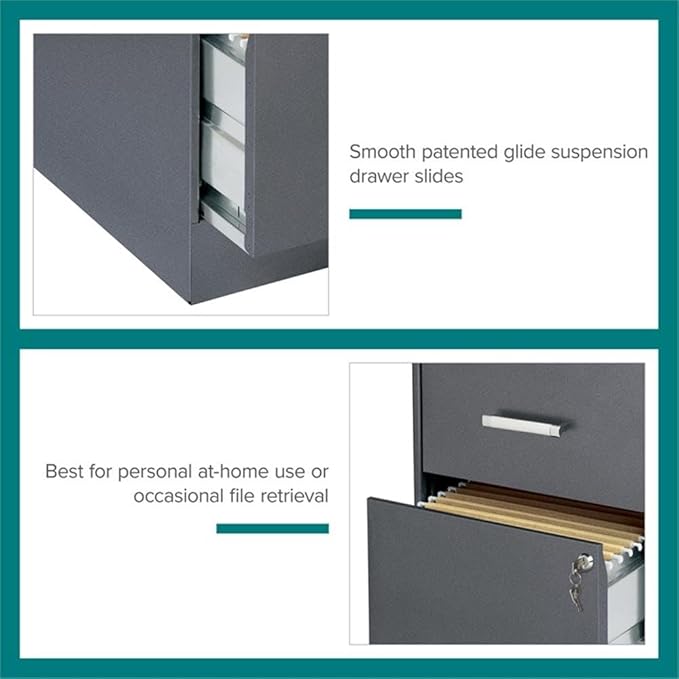 Lorell SOHO 22" 2-Drawer File Cabinet LLR16871