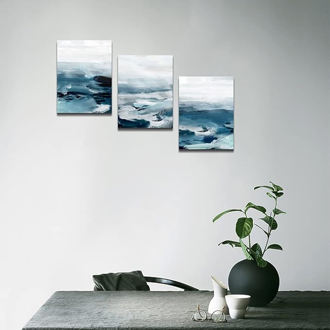MHARTK66 Abstract Wall Decor For Living Room Canvas Art Bedroom Decorations Office Minimalist Paintings Inspiration Pictures Artwork Home Decoration 3 Piece Set