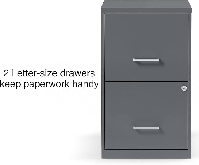 Staples Vertical File Cabinet for Letter/Legal Files, 2-Drawer