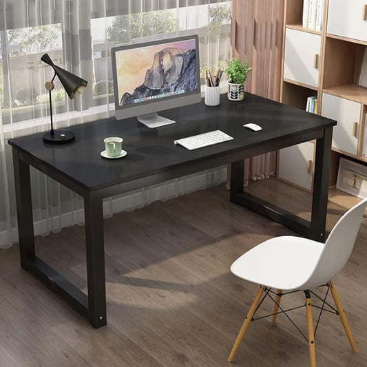 Computer Desk, Home Office Writing Study Desks, Small PC Table Workstation, Modern Simple Style for Space-Saving(32-Inch, Black)