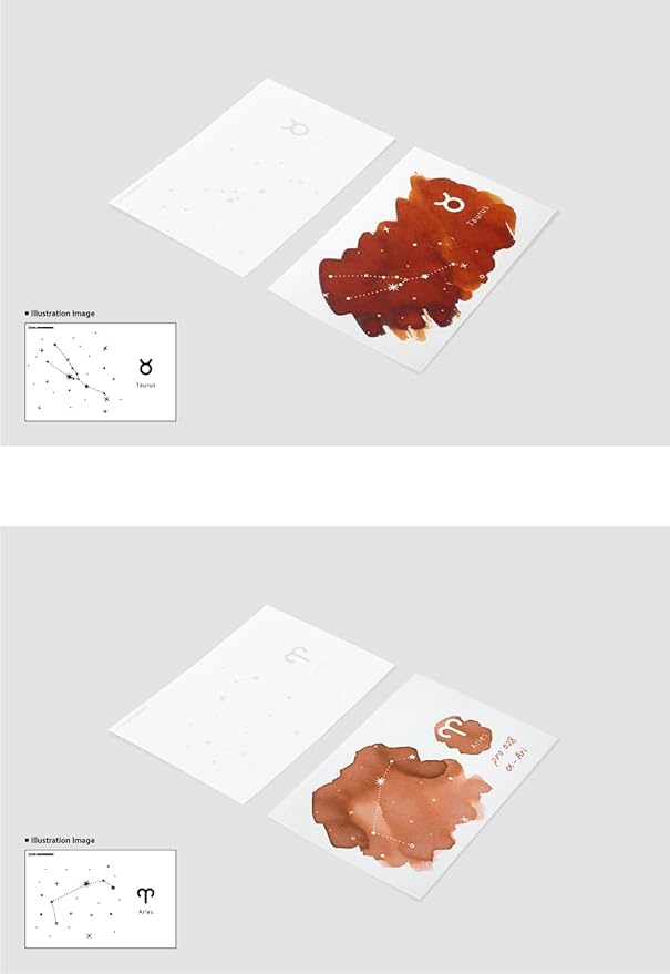 Colorverse Colorspace Size B [Constellation] Ink Art Cards
