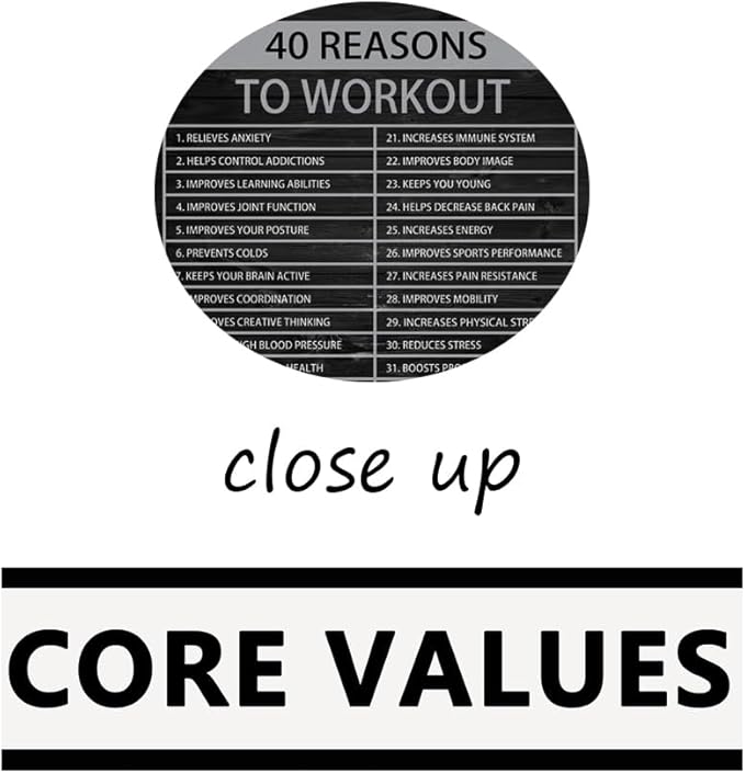 Inspirational Millionaire Mindset Poster 40 Reasons to Workout Motivational Wall Art 3 Pieces Canvas Prints Artwork for Living Room Modern Home Decor Painting Pictures Framed[60" W X 28" H]