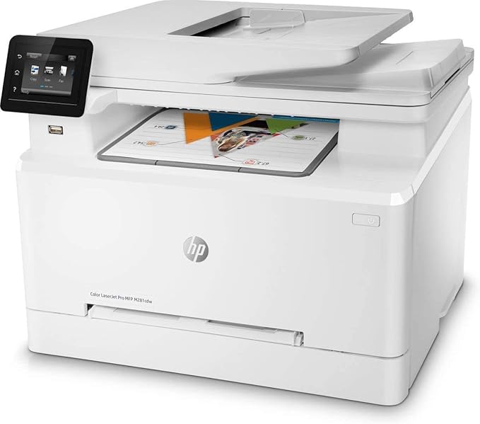 HP LaserJet Pro Wireless Color Printer - All-in-One Inkjet Printer for Home & Office Use - HEWT6B83A (Renewed)