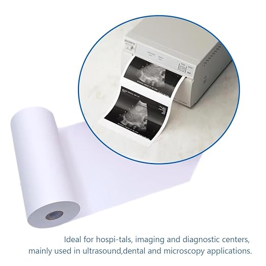 UPP-110S Ultrasound Video Recording Film Media Thermal Printer Paper, 110mmX20m (10 Rolls)
