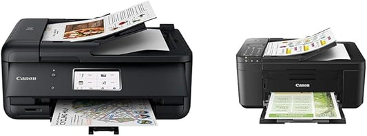 Canon PIXMA TR8620a - All-in-One Printer Home Office|Copier|Scanner|Fax|Auto Document Feeder | Photo & ® PIXMA™ TR4720 Wireless Inkjet All-in-One Color Printer, Black