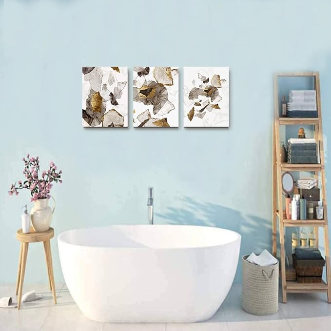 MHARTK66 Abstract Canvas Wall Art Living room,Wall Art for Bedroom,3 Panel Wall Art, Minimalist Wall Art Canvas Artwork Paintings, Colorful Pictures for Modern Farmhouse Kitchen Bathroom Office,20x28