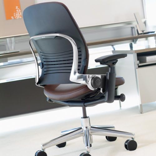 Steelcase Leap Office Desk Chair, Soapstone Leather