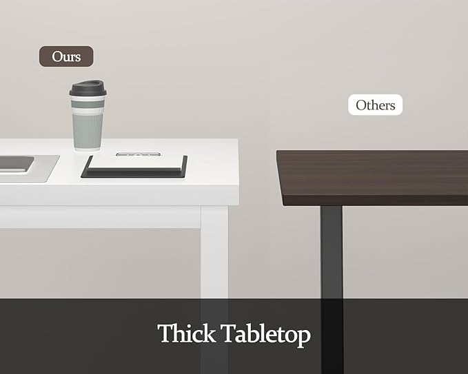 Long Computer Desk for 2 People, 70 Inch Large Double Desk with Deep Desktop,Modern White Computer Desk for Home Office Workstation
