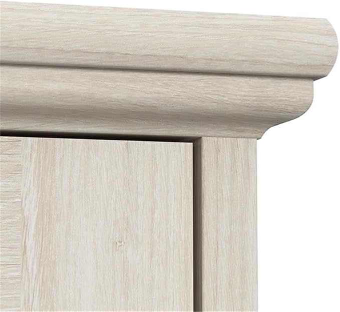 BOWERY HILL 2 Drawers 30" Lateral White Engineered Wood Filing Cabinet Easy Assembly Stationary Legal/Letter/A4 Size for Home, Office