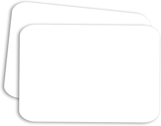Blank White 4" x 6" Cardstock with Rounded Corners (150 Cards)