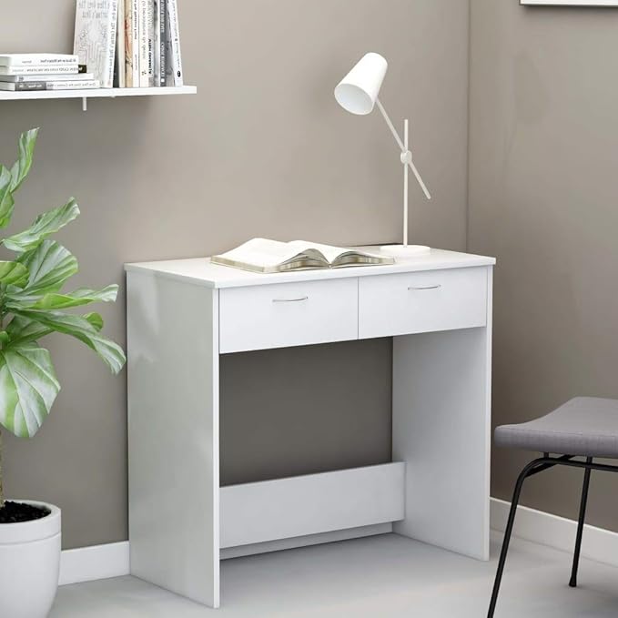 vidaXL , Sleek Home Desk, Simple Study Table for Work, Stylish Writing Space, Small Office Furniture