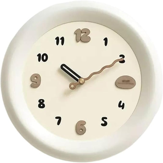 Clock for Bedroom Modern Simple Wall Clock Living Room Household Fashion Atmosphere Creative Wall High-Level Sense of Clock Office Decor Wall Clock (A Medium)