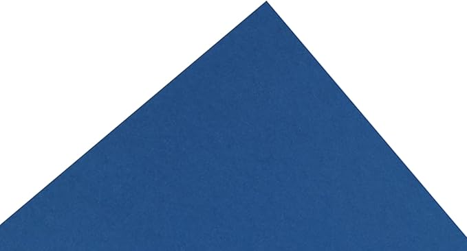PA Paper Accents Smooth Cardstock 12" x 12" Egyptian Blue, 65lb colored cardstock paper for card making, scrapbooking, printing, quilling and crafts, 25 piece pack
