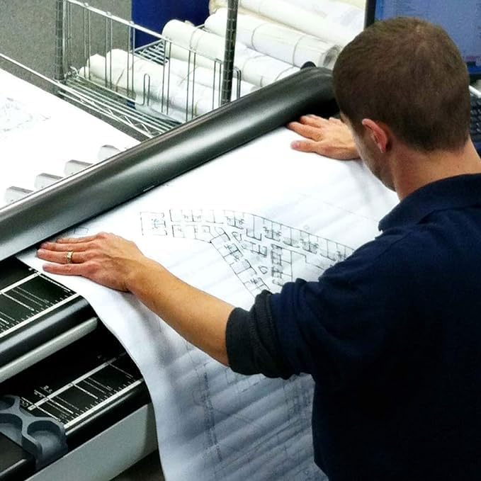 Limited Papers Print Paper | Effortless Printing with 11" x 650' Limited Papers CAD Bond Rolls (4 Rolls/Pack, 3" Core), Perfect for Architectural Designs and Detailed Graphic Prints,