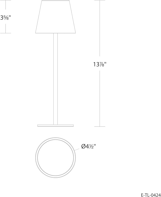 Versa LED Cordless USB-C Re-Chargeable Desk Lamp, 5200mAh Battery Operated 3 Color Temperature 2700K-3000K-3500K and Fingertip Touch On/Off Plus Dimming Two 5in Adj Height Stems in Black (Pack of 2)