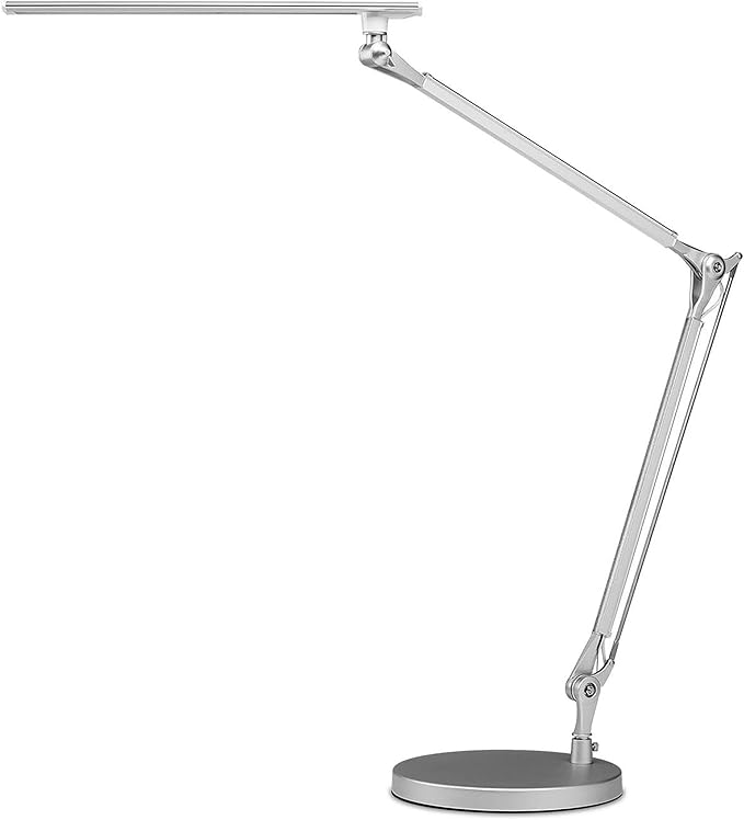 UPLIFTDESK E7 LED Desk Lamp with Clamp - Adjustable 3 Color Modes, Dimmable Black Architect Light for Standing Desk, Home Office, Dual Monitor Computer Work
