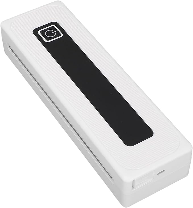 Eujgoov Portable Printer Wireless for Travel, Thermal Inkless Printer Supports 2.24in to 8.5in Paper, Compatible with iOS Laptop, for Office School Home Business Trip