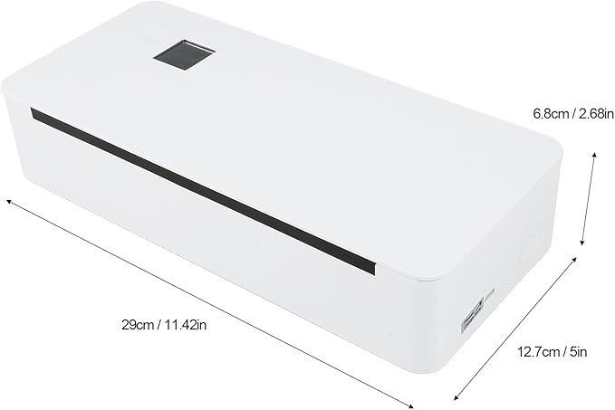 ZJchao Portable BT Thermal Printer A4 High Definition Miniature Printer for Home Office