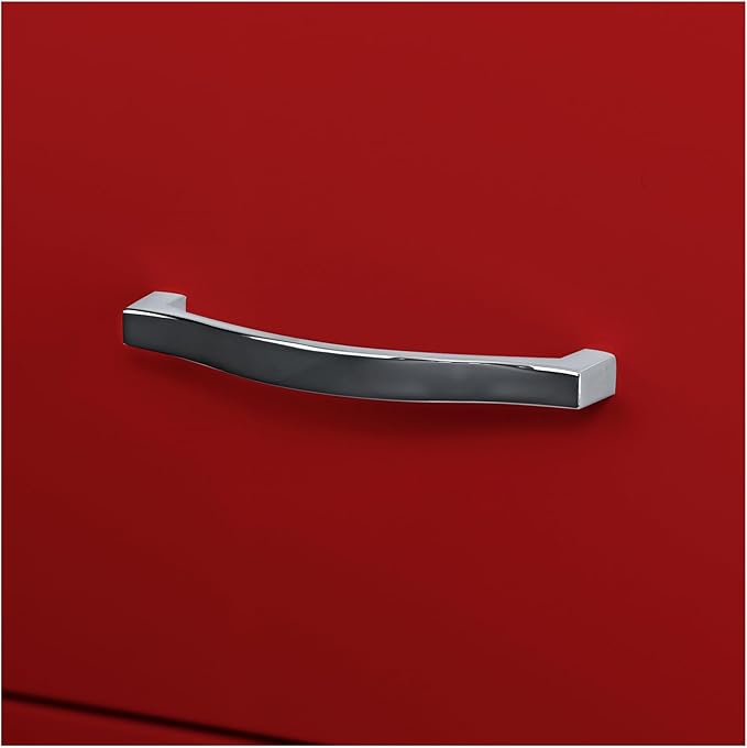 Lorell LYS SOHO File/File Mobile File Cabinet, Red