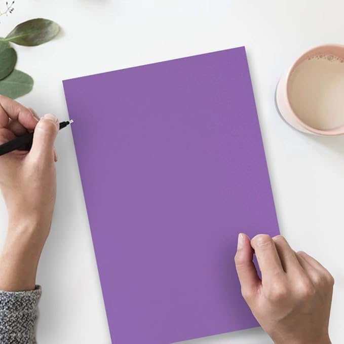 JAM PAPER Legal Colored 24lb Paper - 90 gsm - 8.5 x 14 - Violet Purple - 100 Sheets/pack