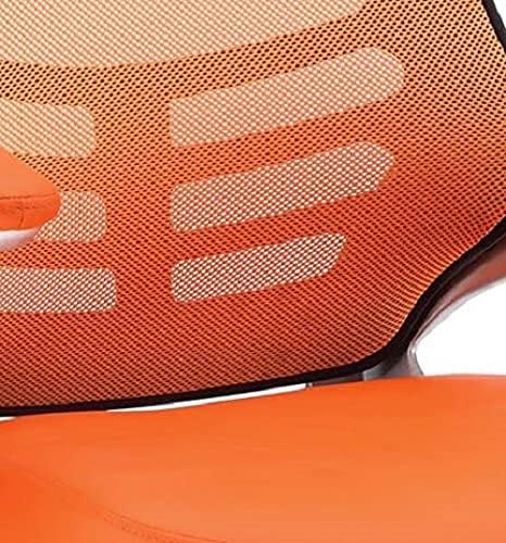 Modway EEI-210-ORA Attainment Mesh Back and Vinyl Seat Modern Office Chair in Orange 26.5"L x 26.5"W x 39.5-43.5"H