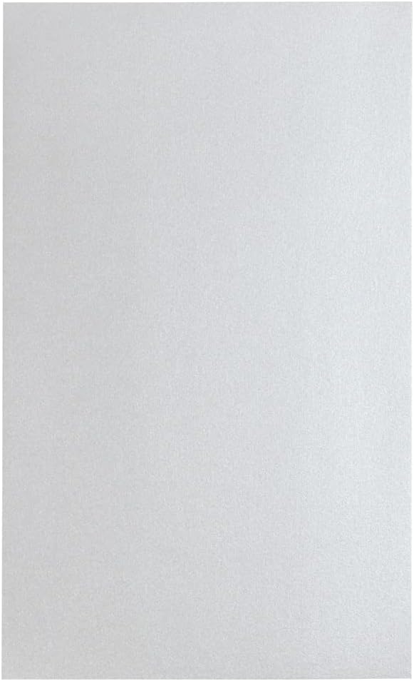 JAM PAPER Metallic 105lb Cardstock - 8.5 x 14 Coverstock - 284 GSM - Silver Stardream Metallic - 50 Sheets/Pack