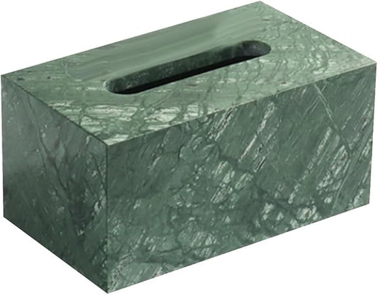 Stylish Tissue Box Rectangular Tissue Box Cover Plastics Tissue Box lid Reusable Tissue Box for Bathroom Bedroom Dressers Desk Offices Home Modern Tissue Box (Color : Green, Size : Multi-Colored