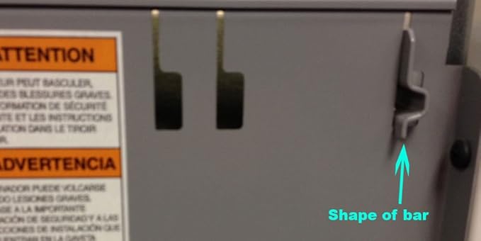 HON Lateral File Bars for a 42" Wide Cabinet 2 Per Set