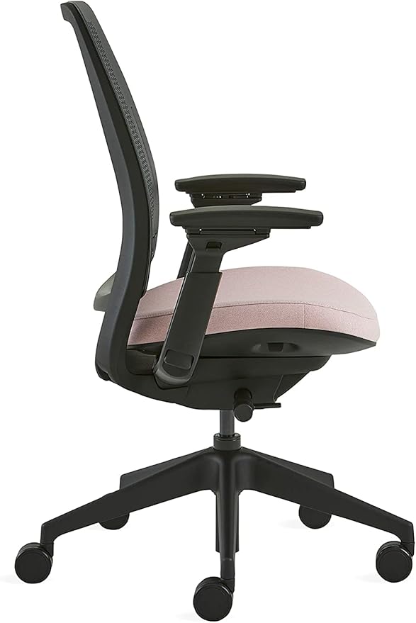 Steelcase Series 2 Office Chair, Air Back, Wheels for Hard Flooring, Era Fabric (Olivine)