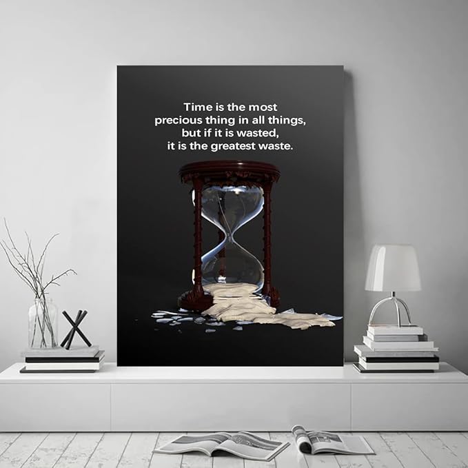 Inspiring Positive Quotes Wall Decor Inspirational Wall Art Motivational Posters Uplifting Encouragement Gifts Modern Home Decor for Living Room Bedroom Wooden Framed Ready to Hang -18”Wx24”H