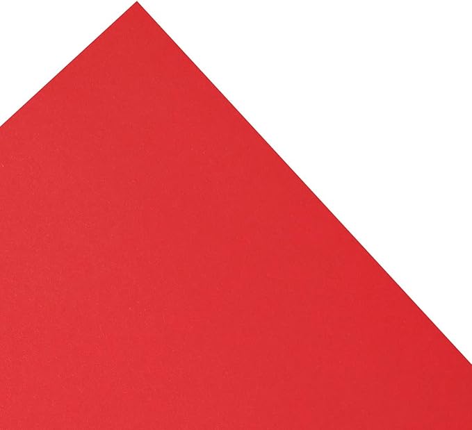 PA Paper Accents Smooth Cardstock 12” x 12” Ladybug, 65lb colored cardstock paper for card making, scrapbooking, printing, quilling and crafts, 25 piece pack