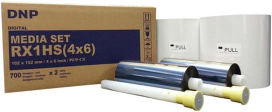 DNP Media Set RX1 – Thermal Paper for DS-RX1 Printers – 10 x 15 cm – 700 x 2 Copies