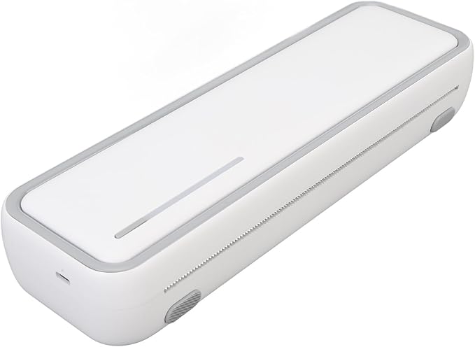 A4 Thermal Printer, Wireless Inkless Printing Machine with 203dpi Resolution, Compact Bluetooth Printer for Web Text Picture Printing with 5.2m Paper Roll for Office