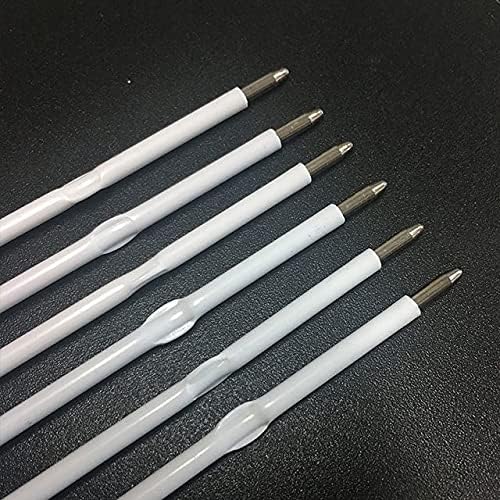 30 pcs 0.7mm Black Color Replaceable Ballpoint Pen Refill School Office Supplies(4.2 inch)