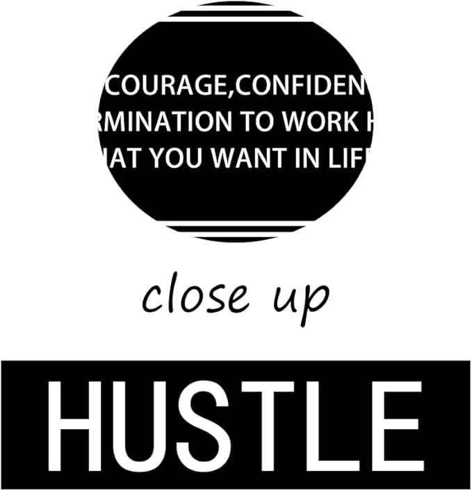 Mindset Hustle Success Inspirational Canvas Wall Art Office 3 Panel Print Motivational Poster Painting Modern Inspiring Artwork for Home Living Room BedRoom Gym Decor Ready to Hang [36''Wx 16''H]