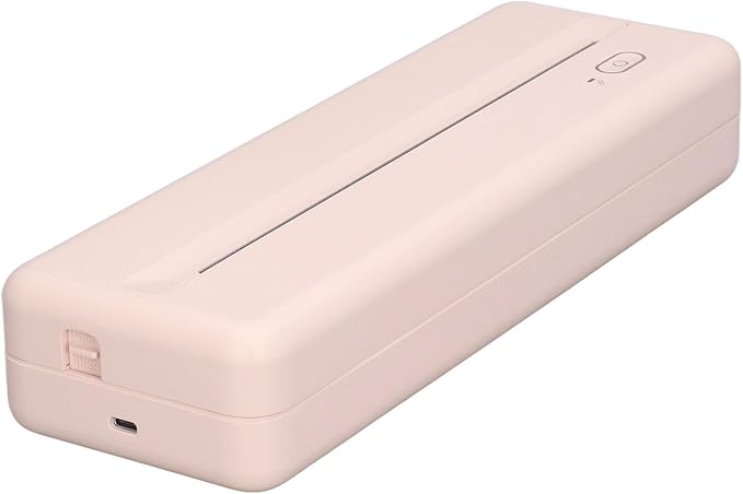 Kikumi Portable Thermal Printer, Mobile Printer, Wide Range of Applications, with Large Capacity, Integrated for Office A4 Paper