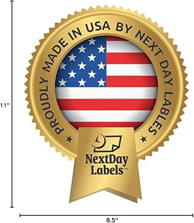 NextDayLabels - 100# Tag Blank 10 Per Page White, Laser/Ink Jet Business Card Stock (500)