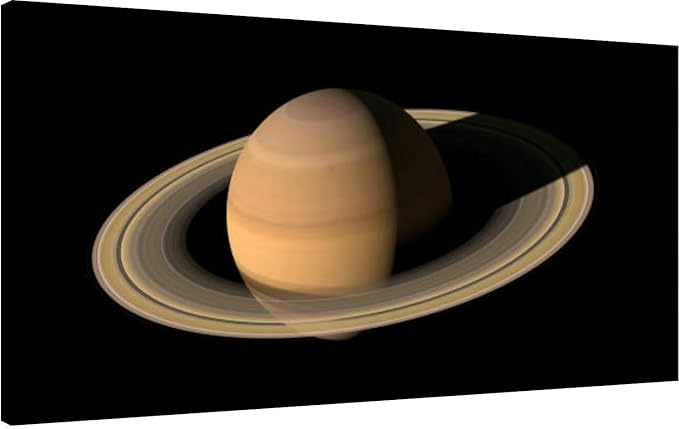 Canvas Wall Art for Living Room Bedroom Saturn planet Gas 3D Big planet ring Big Large Wall Art Decor Framed Painting Wall Pictures Prints Artwork Office