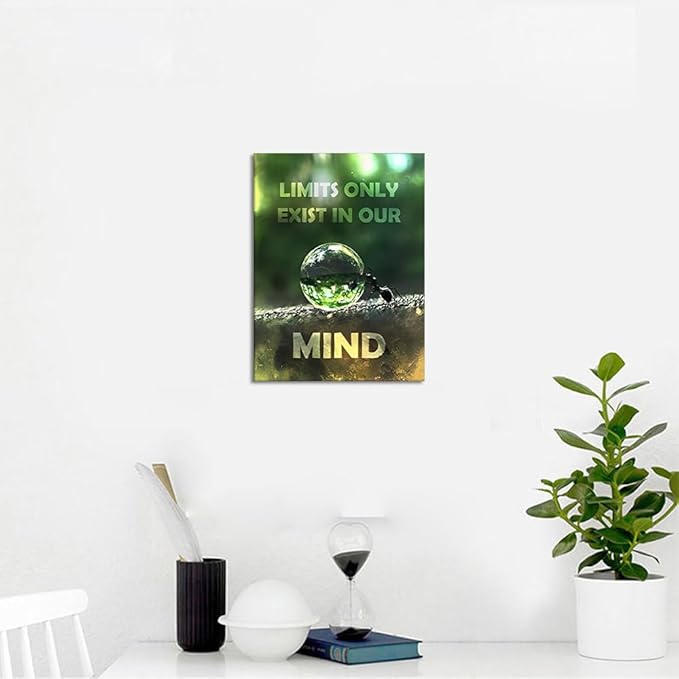 Novatique Inspirational Phrases Wall Art Motivational Canvas Wall Art Modern Canvas Prints Wall Decor Paintings Ready to Hang Inspiring Posters Prints Artwork Home Office Classroom Decor,12 x 16inch