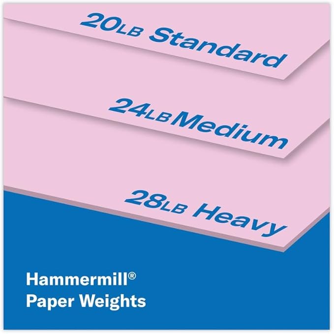 Hammermill 102269CT Recycled Colored Paper, 20lb, 8 1/2 x 11, Lilac, 5,000 Sheets/Carton